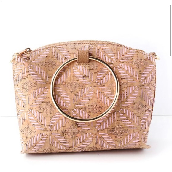 Pink and Cork Purse - Picture 2 of 4